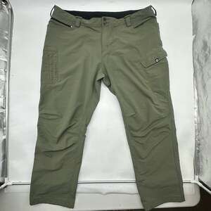 TRUEWERK T2 Werk Pants Size 44x30 Green Nylon Stretch Utility Cargo Technician